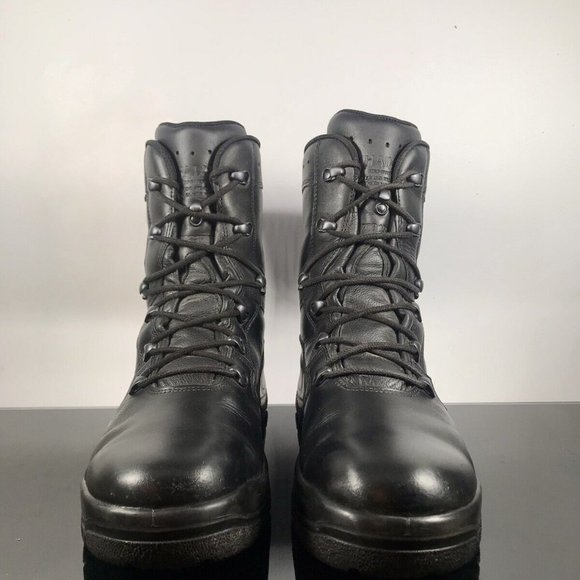 Haix AirPower P7 9” Tactical GoreTex Black Leather Boots + Brand New Insoles - Picture 5 of 15